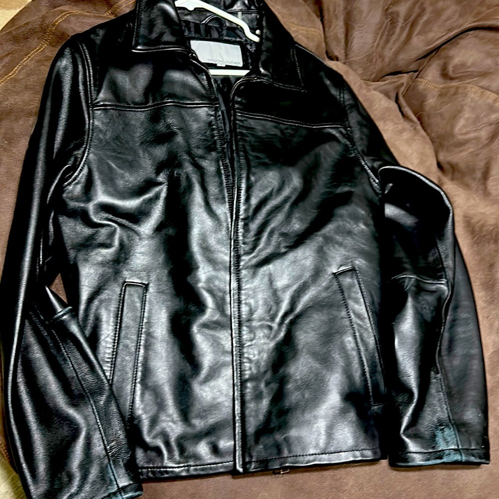 Wilsons Leather Small Leather Jacket Black EUC